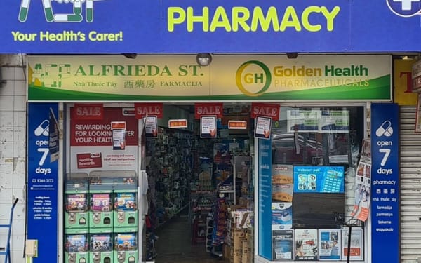 Alfrieda Street Pharmacy interior